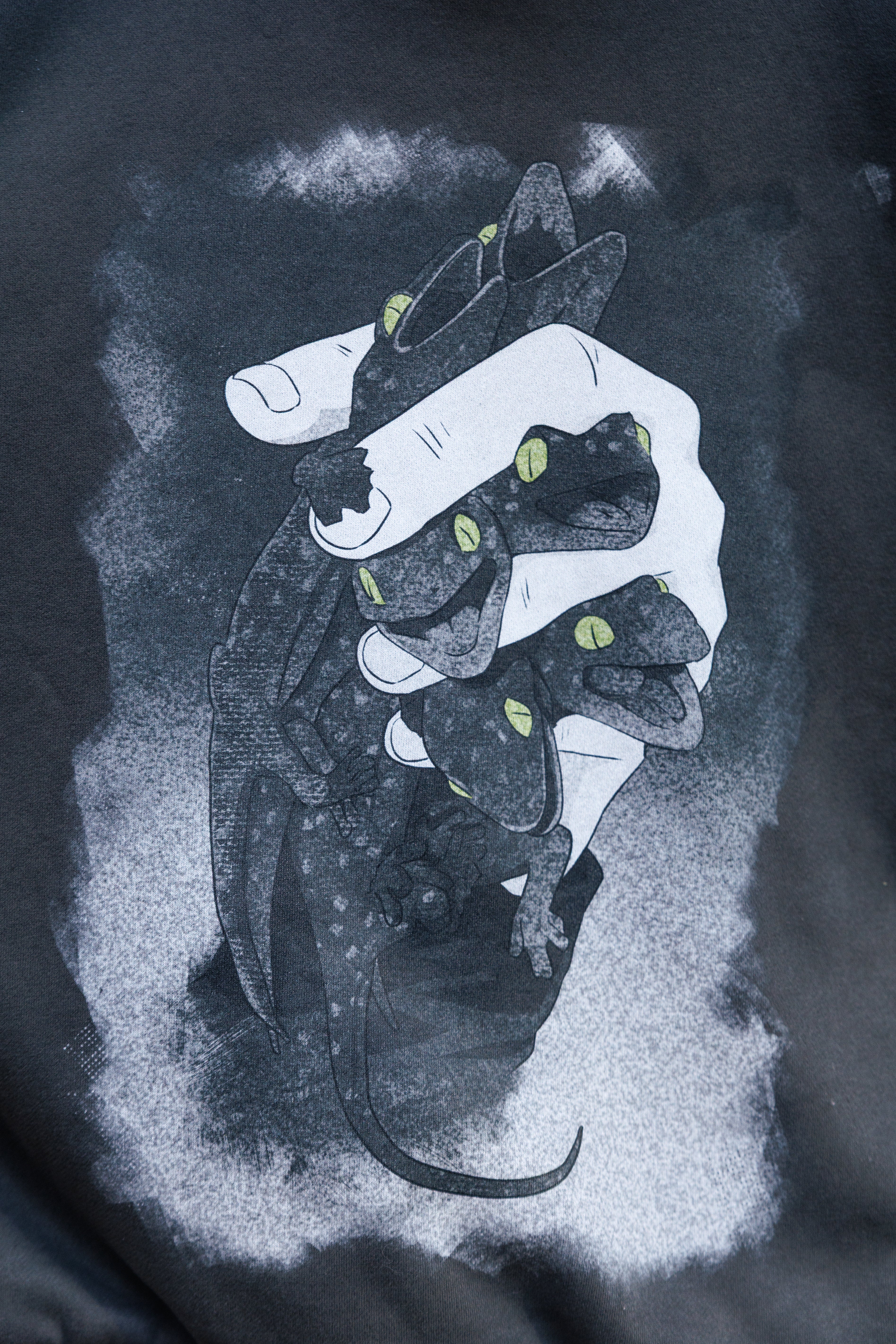 Black/Green Lizard